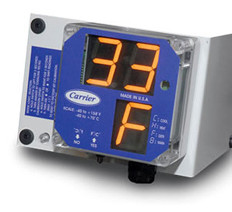 Carrier Dual View Temperature Display