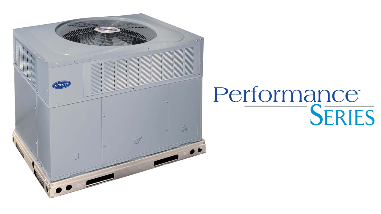 Carrier packaged product and performance series logo