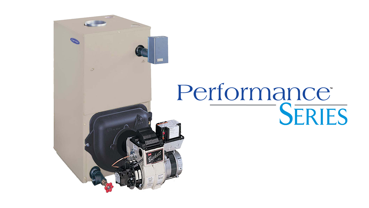 Performance series boiler with and logo