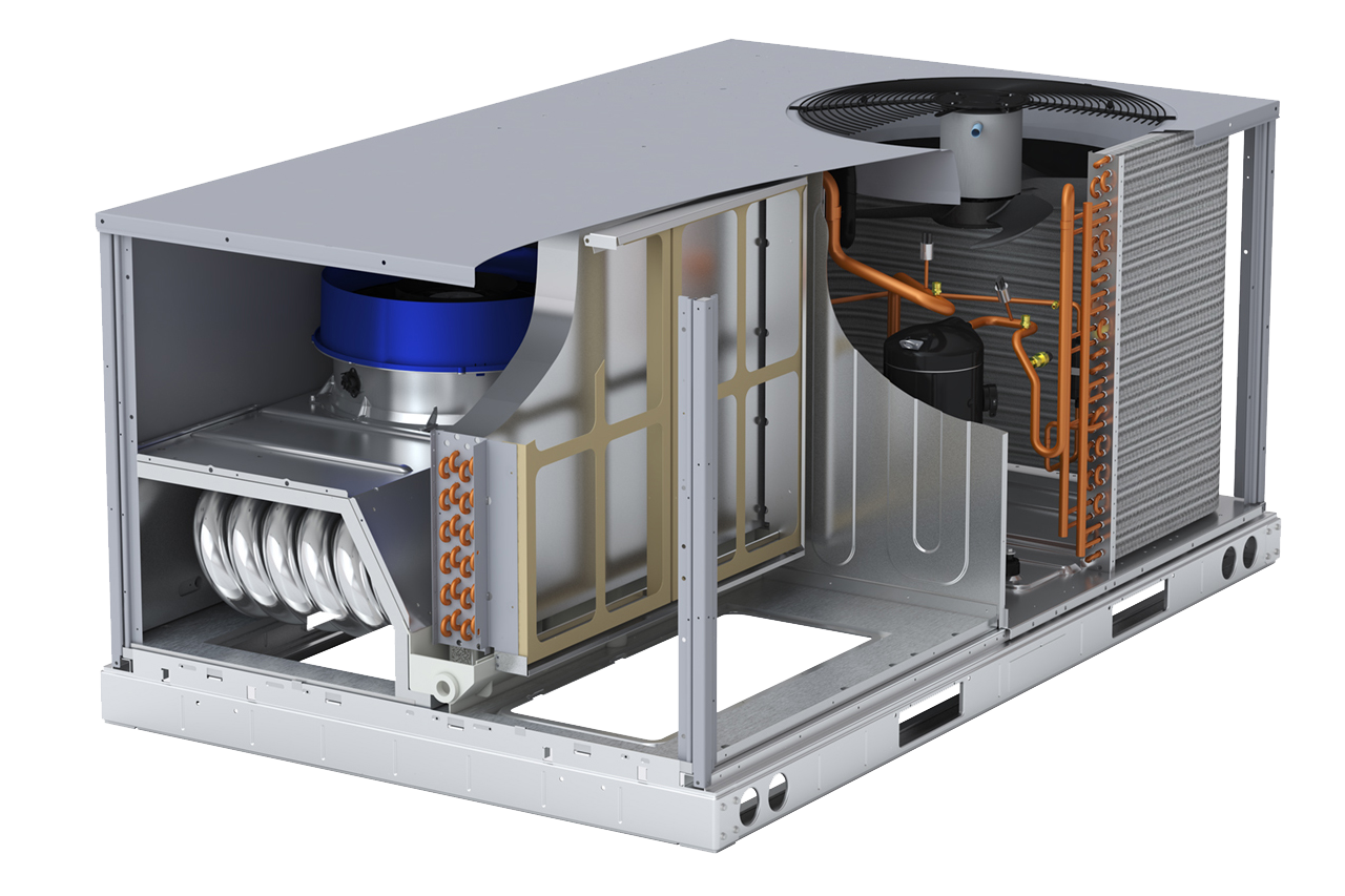 WeatherExpert® 48JC Ultra High Efficiency, Variable-Speed Single-Packaged Rooftop Unit with EcoBlue™ Technology 
