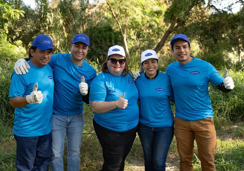  Carrier employees volunteering
