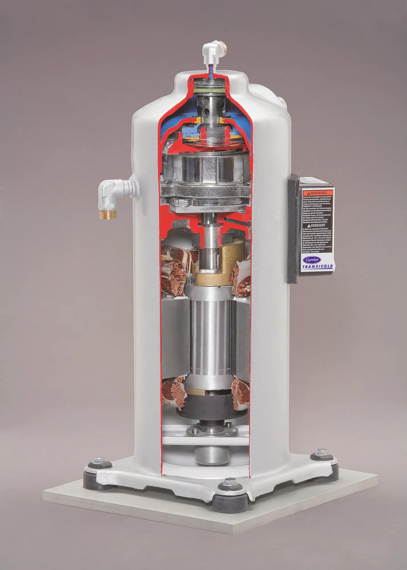 Scroll Compressor Cutaway