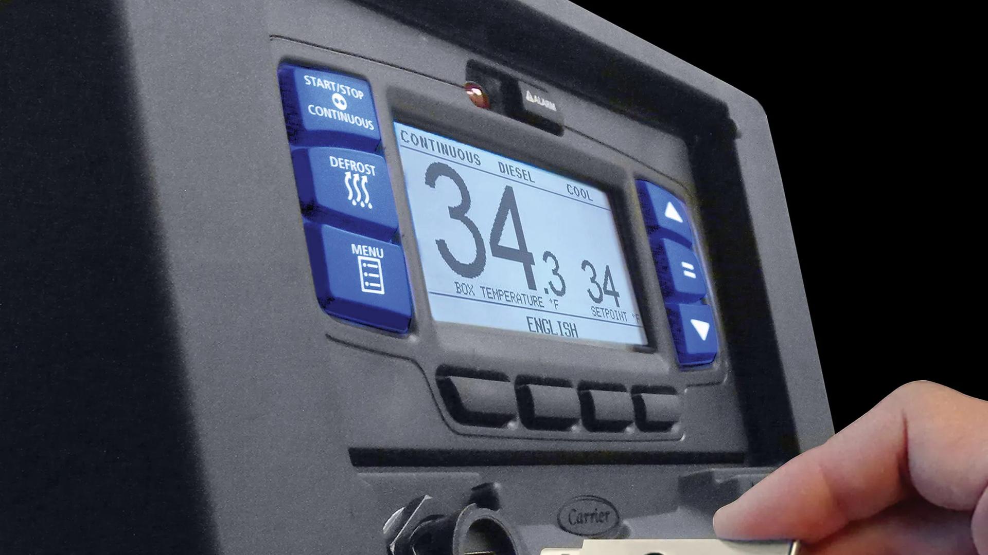 Trailer truck APX control system side