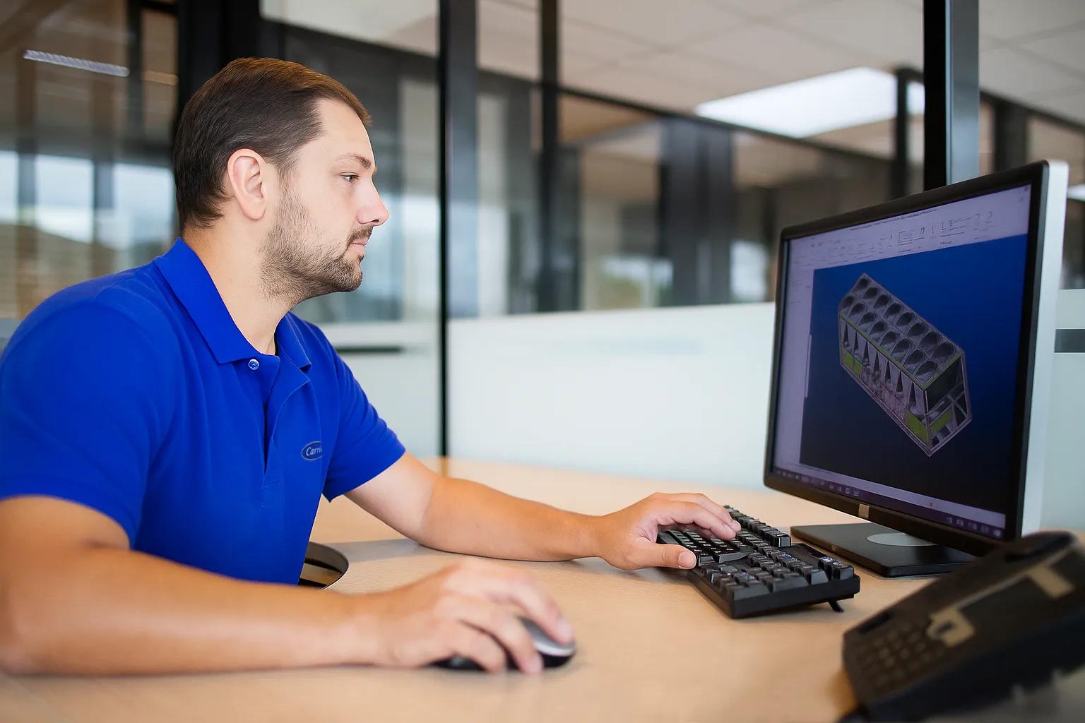 women talking in an office