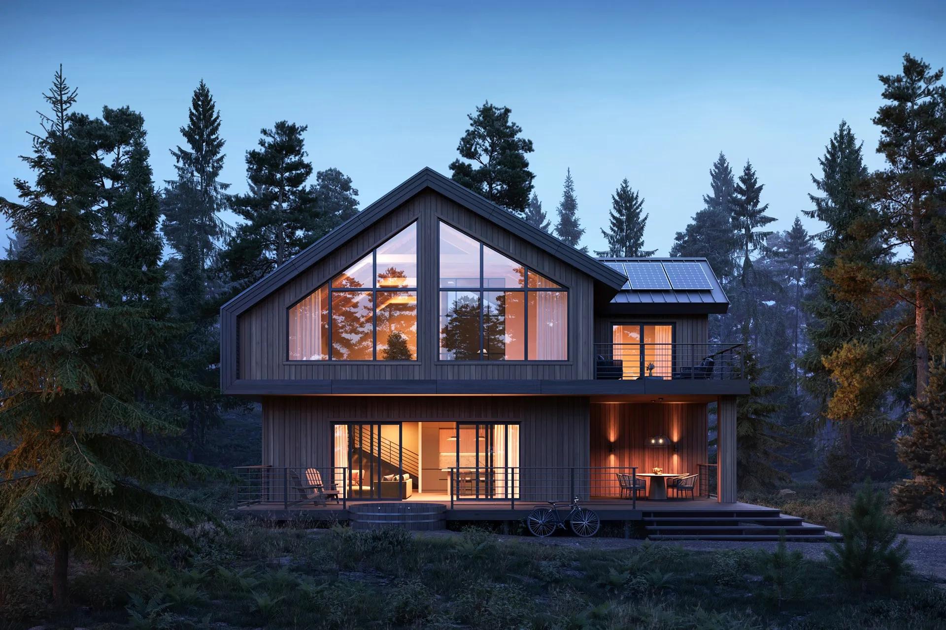 tree meadow with sunshine