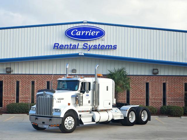 rentals truck in front of depot