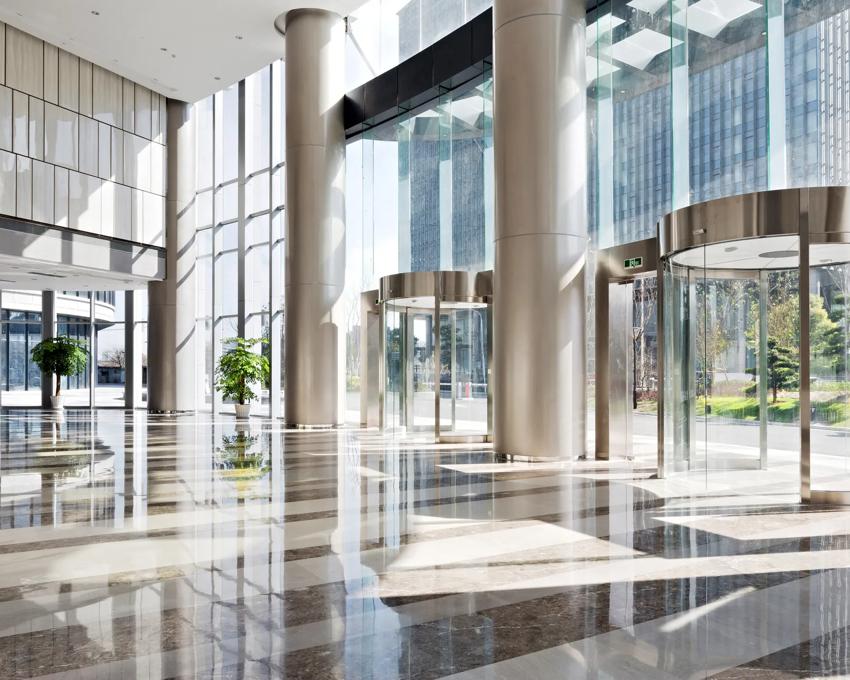 Building office lobby