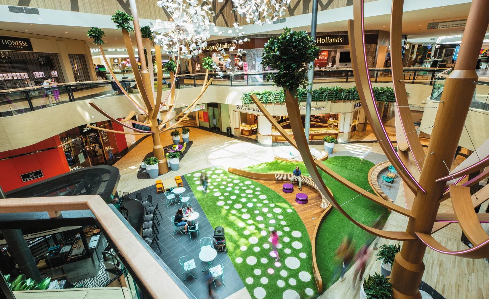 hawthorn mall renovated interior